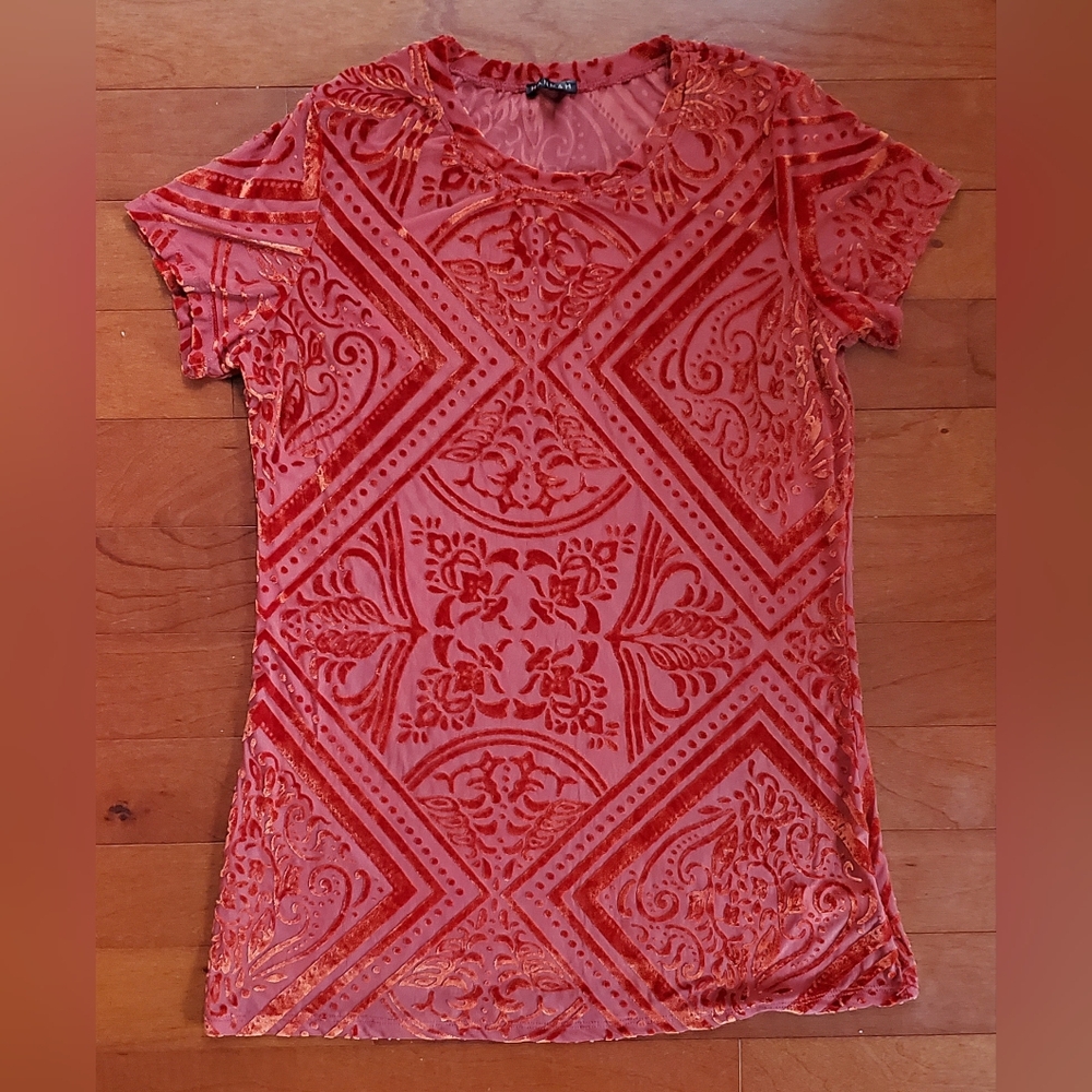 Hannah Velvet Shirt Size Small